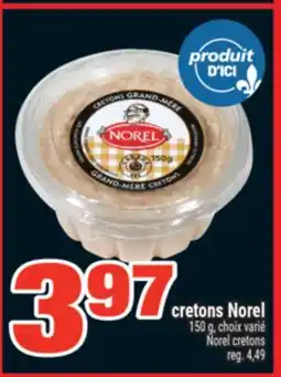 Super C cretons Norel | Norel cretons offer