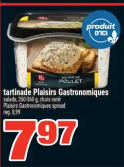 Super C tartinade Plaisirs Gastronomiques spread offer