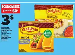 Provigo OLD EL PASO TACO SHELLS OR TORTILLAS, 125 - 334 G offer