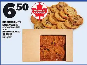 Provigo IN-STORE BAKED COOKIES, 18 UN offer