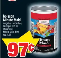 Super C boisson Minute Maid offer