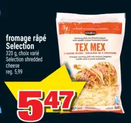 Super C fromage râpé | Selection shredded cheese offer