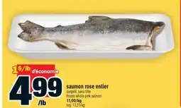 Super C saumon rose entier | frozen whole pink salmon offer