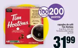 Super C capsules de café Tim Hortons | Tim Hortons coffee capsules offer