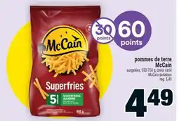 Super C pommes de terre McCain surgelées, choix varié | McCain potatoes offer