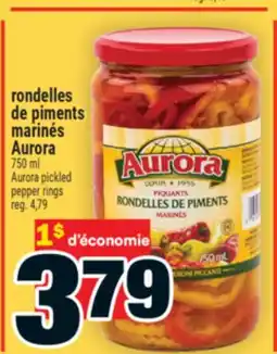 Super C rondelles de piments marinés Aurora pickled pepper rings offer