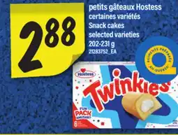 Maxi PETITS GÂTEAUX HOSTESS / SNACK CAKES, 202-231 G offer