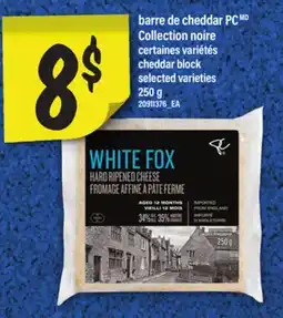 Maxi BARRE DE CHEDDAR PC COLLECTION NOIRE | cheddar block 250 g offer