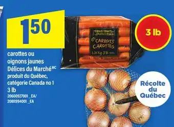 Maxi CAROTTES OU OIGNONS JAUNES, 3 LB offer