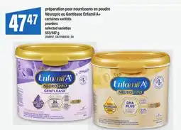 Maxi PRÉPARATION POUR NOURRISSONS EN POUDRE NEUROPRO OU GENTLEASE ENFAMIL A+ | POWDERS, 553/587 G offer