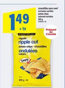 Maxi CROUSTILLES SANS NOM / POTATO CHIPS, 200 G offer