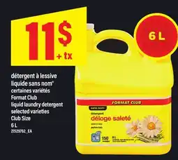 Maxi DÉTERGENT À LESSIVE LIQUIDE SANS NOM | LIQUID LAUNDRY DETERGENT, 6L offer