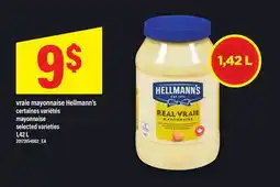 Maxi VRAIE MAYONNAISE HELLMANN'S | MAYONNAISE, 1,42 L offer