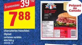 Maxi CHARCUTERIES TRANCHÉES OLYMEL, 400/500 G offer