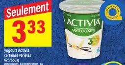 Maxi YOGOURT ACTIVIA, 625/650 g offer