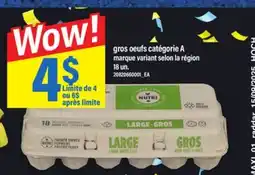Maxi GROS OEUFS CATÉGORIE A, 18 UN offer