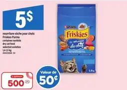 Maxi NOURRITURE SÈCHE POUR CHATS FRISKIES PURINA | DRY CAT FOOD, 1,4-1,5 KG offer
