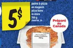 Maxi PAINS À PIZZA EN MAGASIN | PIZZA BUNS IN-STORE 700 G offer