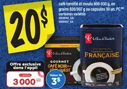 Maxi CAFÉ TORRÉFIÉ ET MOULU 800-930 G, EN GRAINS 820/907 G OU CAPSULES 30 UN. PC offer