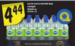 Maxi EAU DE SOURCE NATURELLE NAYA, 28x500 mL offer