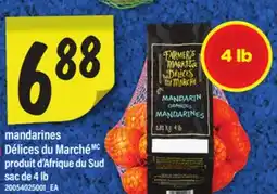 Maxi MANDARINES DÉLICES DU MARCHÉ, SAC DE 4 LB offer