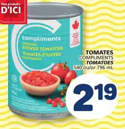 Marché Bonichoix COMPLIMENTS TOMATOES offer