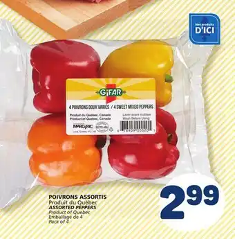 Marché Bonichoix ASSORTED PEPPERS offer