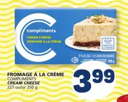 Marché Bonichoix COMPLIMENTS CREAM CHEESE offer