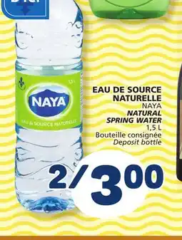Marché Bonichoix NAYA NATURAL SPRING WATER offer