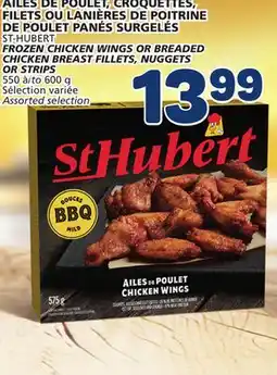 Marché Bonichoix ST-HUBERT FROZEN CHICKEN WINGS OR BREADED FROZEN CHICKEN WINGS offer
