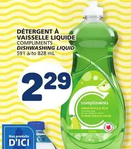 Marché Bonichoix COMPLIMENTS DISHWASHING LIQUID offer