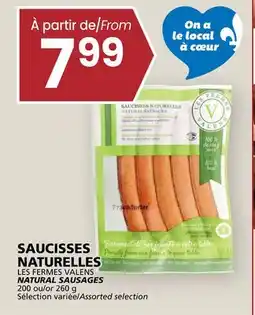 Rachelle-Bery Grocery LES FERMES VALENS NATURAL SAUSAGES offer