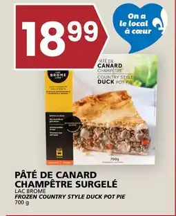Rachelle-Bery Grocery LAC BROME FROZEN COUNTRY STYLE DUCK POT PIE offer