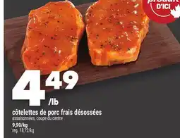 Marche Ami CÔTELETTES DE PORC FRAIS DÉSOSSÉES offer