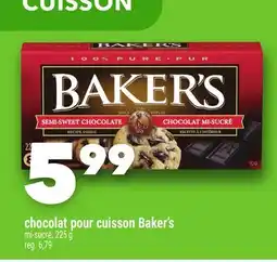 Marche Ami CHOCOLAT POUR CUISSON BAKER'S offer