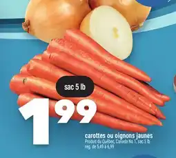 Marche Ami Carottes ou oignons jaunes offer