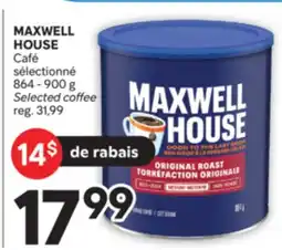 Brunet MAXWELL HOUSE Café sélectionné offer