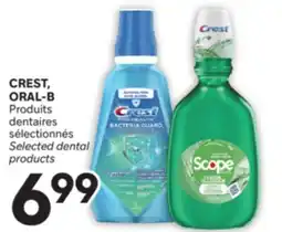 Brunet CREST, ORAL-B Produits dentaires sélectionnés offer