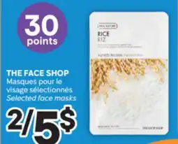 Brunet THE FACE SHOP Masques pour le visage sélectionnés offer
