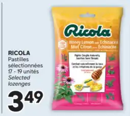 Brunet RICOLA Pastilles sélectionnées offer