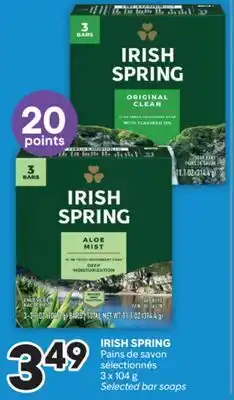 Brunet IRISH SPRING Pains de savon sélectionnés offer