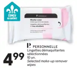 Brunet PERSONNELLE Lingettes démaquillantes sélectionnées offer