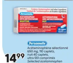 Brunet PERSONNELLE Acétaminophène sélectionné 650mg offer