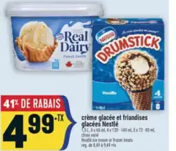Marché Adonis CRÈME GLACÉE ET FRIANDISES GLACÉES NESTLÉ | NESTLÉ ICE CREAM OR FROZEN TREATS offer