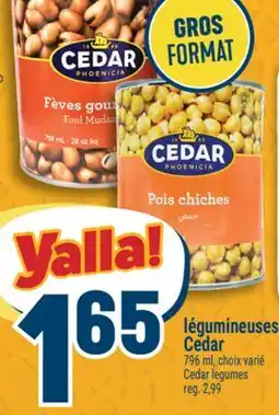 Marché Adonis LÉGUMINEUSES CEDAR | CEDAR LEGUMES offer