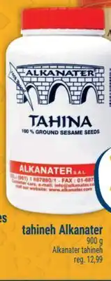 Marché Adonis TAHINEH ALKANATER | ALKANATER TAHINEH offer