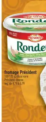 Marché Adonis FROMAGE PRÉSIDENT | PRÉSIDENT CHEESE offer