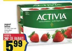 Marché Adonis YOGOURT ACTIVIA | ACTIVIA YOGURT offer