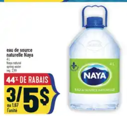 Marché Adonis EAU DE SOURCE NATURELLE NAYA | NAYA NATURAL SPRING WATER offer