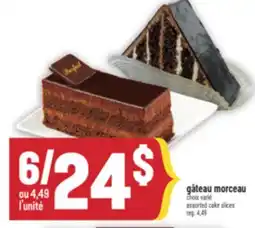 Marché Adonis GÂTEAU MORCEAU | ASSORTED CAKE SLICES offer
